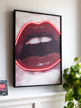 Next Rockett St George Red Lips Neon Light Up Wall Art- Buy online at McGrocer