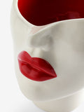 Rockett St George red lips face planter 20cm - British product