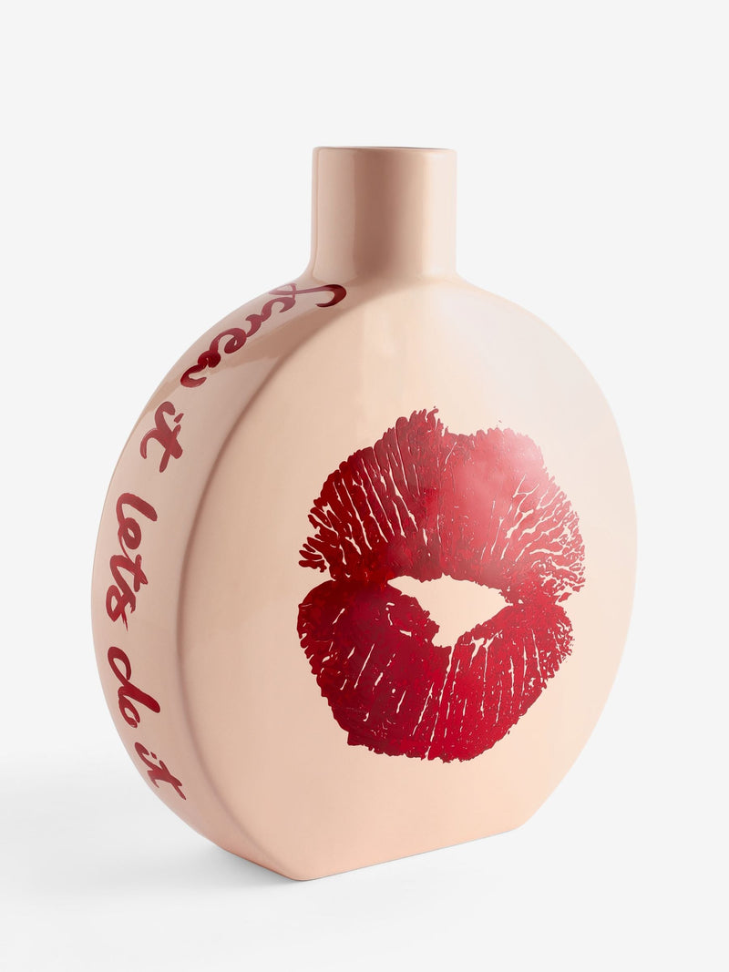 Rockett St George Red Lips statement vase, UK version