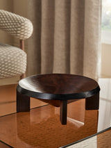 Next Dark Brown Mango Wood Footed Bowl- Buy online at McGrocer