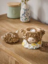 Next Natural Hamish The Highland Cow Trinket Pot- Buy online at McGrocer