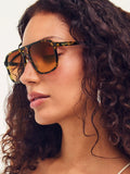 QUAY Brown On The Fly sunglasses, imported from the UK