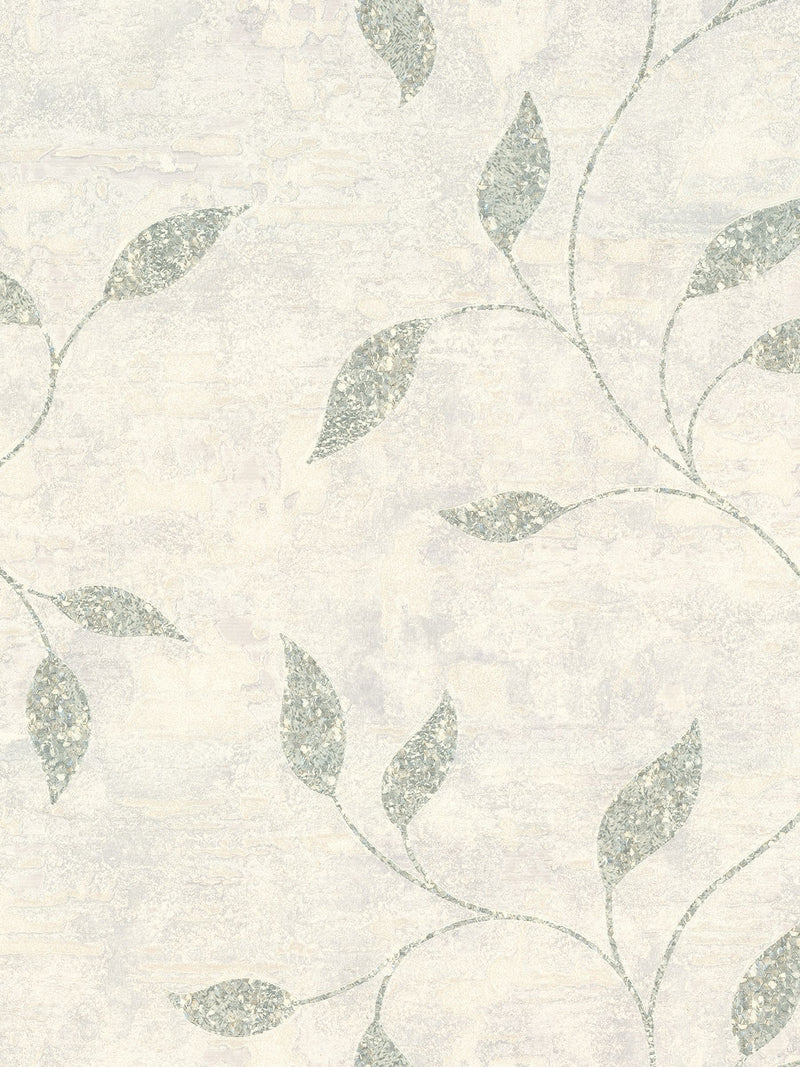 Graham & Brown sage ornamental leaf wallpaper 10m - British product