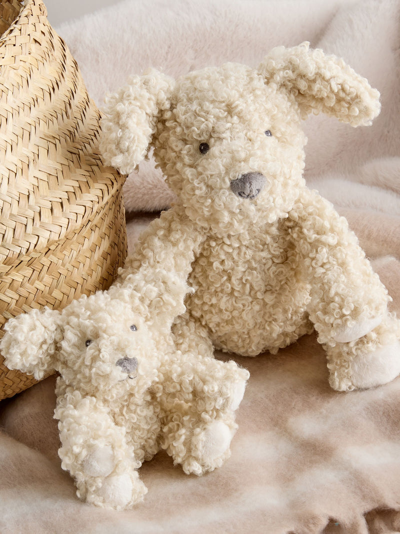 Neutral Charlie the Cockapoo soft plush toy - British product