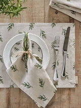 Next Sophie Allport Natural Linen Olive Placemats Set of 2- Buy online at McGrocer