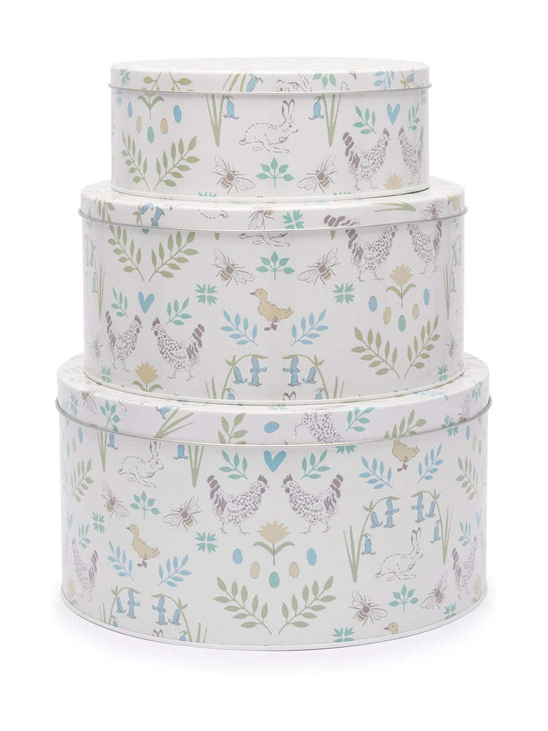 Sophie Allport Spring Chicken Cake Tin Set of 3 (British brand)