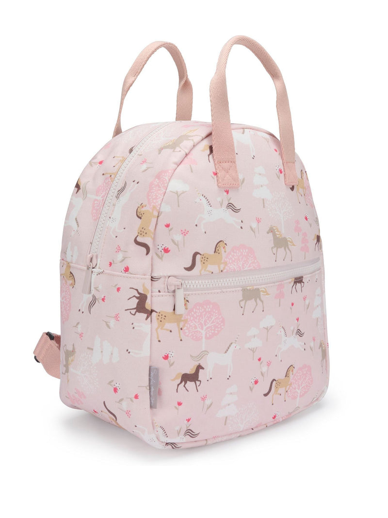 Sophie Allport pale pink pony backpack - British product