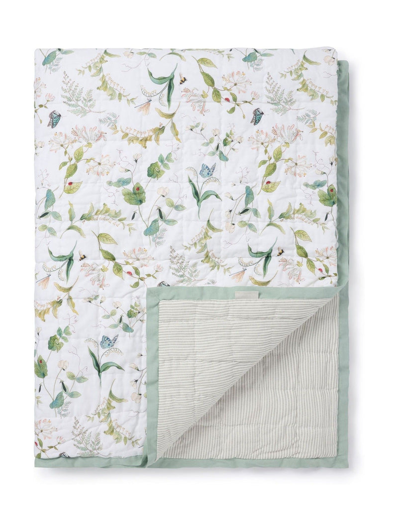 Sophie Allport Wild Floral quilted throw 220x160cm (British brand)