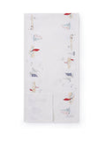 Sophie Allport Off White Coastal Boats table runner 280x35cm (British brand)