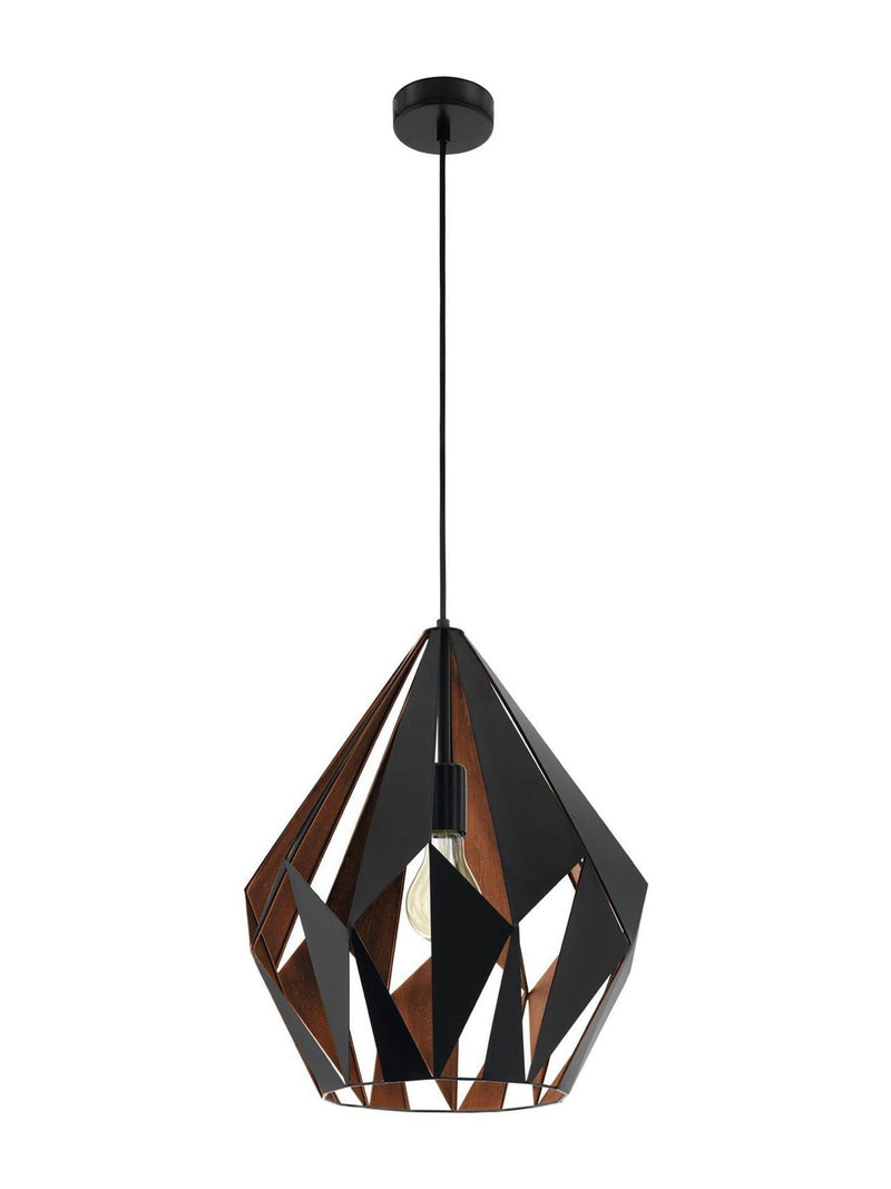 Eglo Black Copper pendant ceiling light (British brand)
