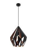 Eglo Black Copper pendant ceiling light (British brand)