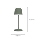 Eglo Green MANNERA-S portable LED table lamp (British brand)