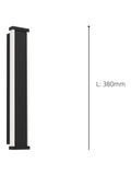 Eglo Neviano outdoor wall light black LED, UK version