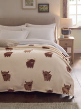 Next Natural Hamish The Highland Cow Borg Throw- Buy online at McGrocer