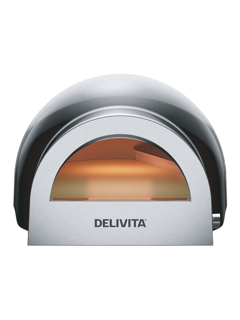 Delivita Very Black dual fuel gas oven outdoor pizza oven - British brand