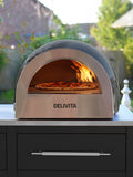 Delivita Very Black dual fuel gas oven outdoor pizza oven - British brand