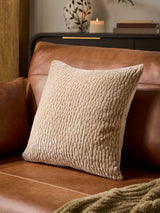 Next Green Chenille Pebble Cushion 59 x 59cm- Buy online at McGrocer