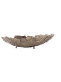 Libra Interiors Gold Montrose cast aluminium platter 41cm, UK version