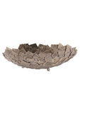 Libra Interiors Gold Montrose cast aluminium platter 41cm, UK version