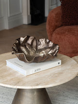 Next Libra Interiors Lowe Bronze Cast Aluminium Decorative Bowl Large 43cm- Buy online at McGrocer