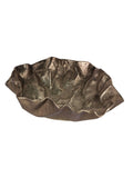 Libra Interiors large bronze cast aluminium bowl 43cm, imported from the UK