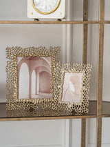 Next Libra Interiors Gold Miel Cast Aluminium Photo Frame 5x7- Buy online at McGrocer