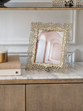 Libra Interiors Gold Miel photo frame 5x7, UK version