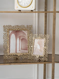 Libra Interiors Gold Miel photo frame 5x7, UK version