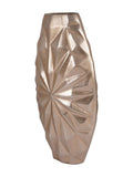 Libra Interiors Gold Hatton Cast Aluminium Vase 40.5cm height, UK version