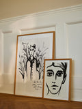 Paper Collective Black White Fortunate art print, imported from the UK