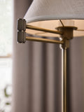 Kempton rechargeable swing arm floor lamp - British product