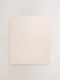 Cream knitted patchwork baby blanket - British product