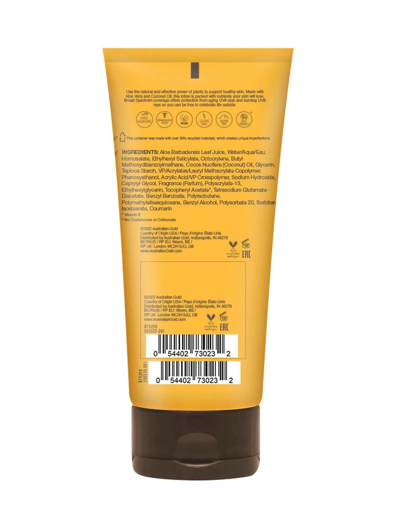Australian Gold Plant Based SPF 30 Lotion 177ml - British product