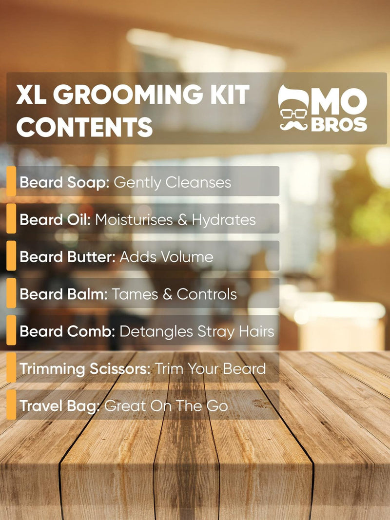 Mo Bros Vanilla Mango Beard Kit, imported from the UK