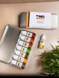 Mo Bros beard oil collection with 8 scents, imported from the UK