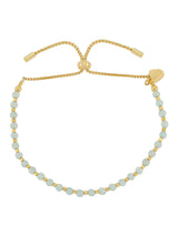 Estella Bartlett Amelia Howlite Bracelet Gold Tone Grey for Stress Relief