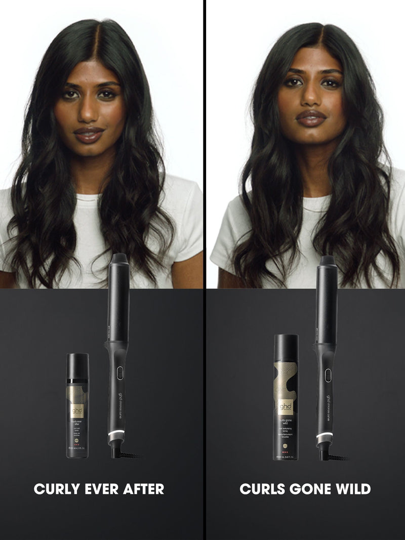 ghd Chronos Curve Max Wand 38mm black hair curler - British product