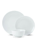 Mikasa white chalk porcelain dinner set 12 piece, imported from the UK