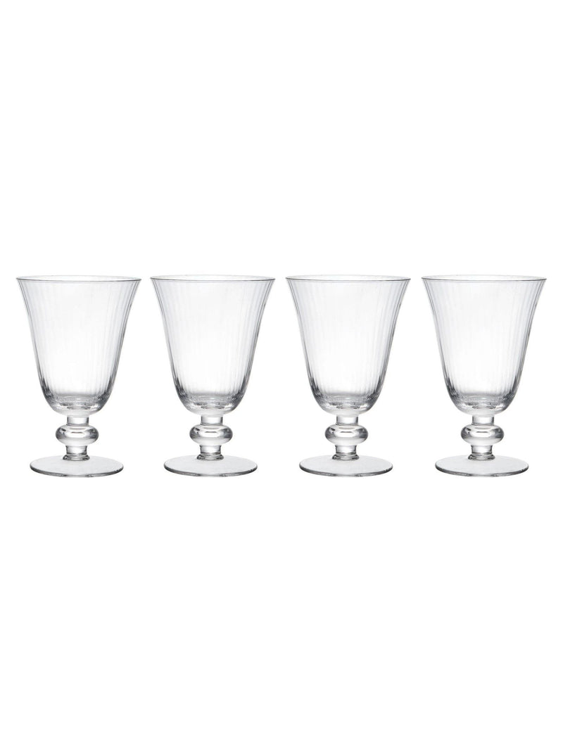 Mikasa clear short-stem wine glasses set 260ml, UK version