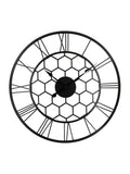 Charles Bentley black skeleton design outdoor wall clock - British product