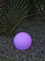 Next New Garden White Outdoor Buly Lighted Ball 20cm Solar Charging Garden Light- Buy online at McGrocer