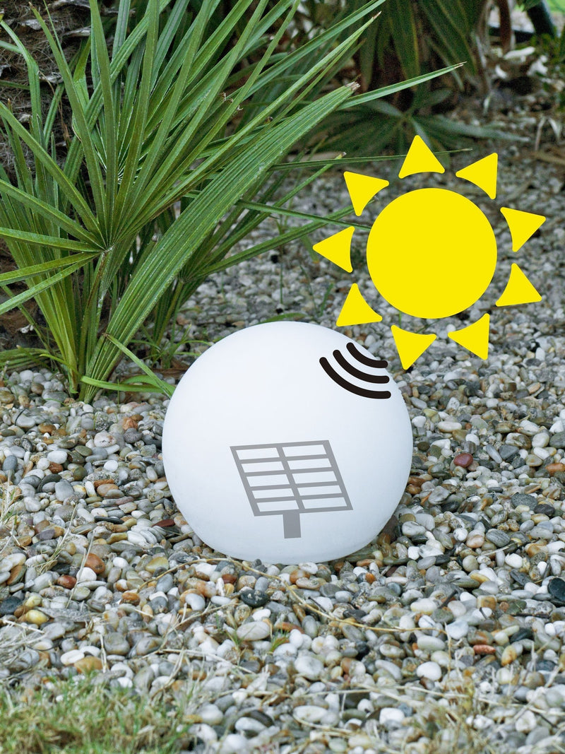 New Garden White Outdoor Buly Lighted Ball 20cm (British brand)