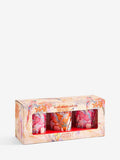 Watermelon Papaya Tropical Candles set of 3, imported from the UK