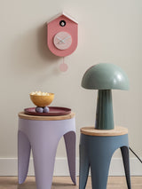 Next Karlsson Tan Rose Soft Pink Grato Cuckoo Wall Clock- Buy online at McGrocer