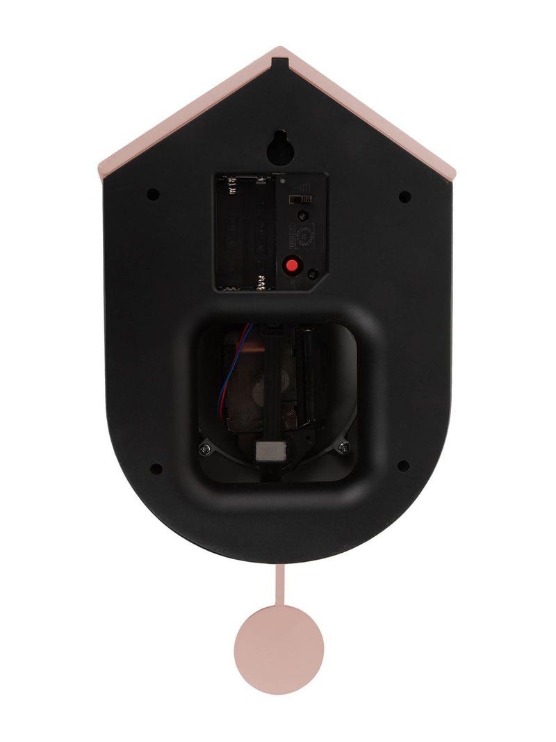 Karlsson cuckoo wall clock tan rose soft pink (British brand)