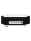 Karlsson Vogue alarm clock with phone charger, black - British product