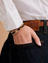 Next Lauren Ralph Lauren Gold Tone Crest Bangle Bracelet- Buy online at McGrocer