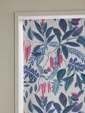 Blackout leaf print roller blind, UK version