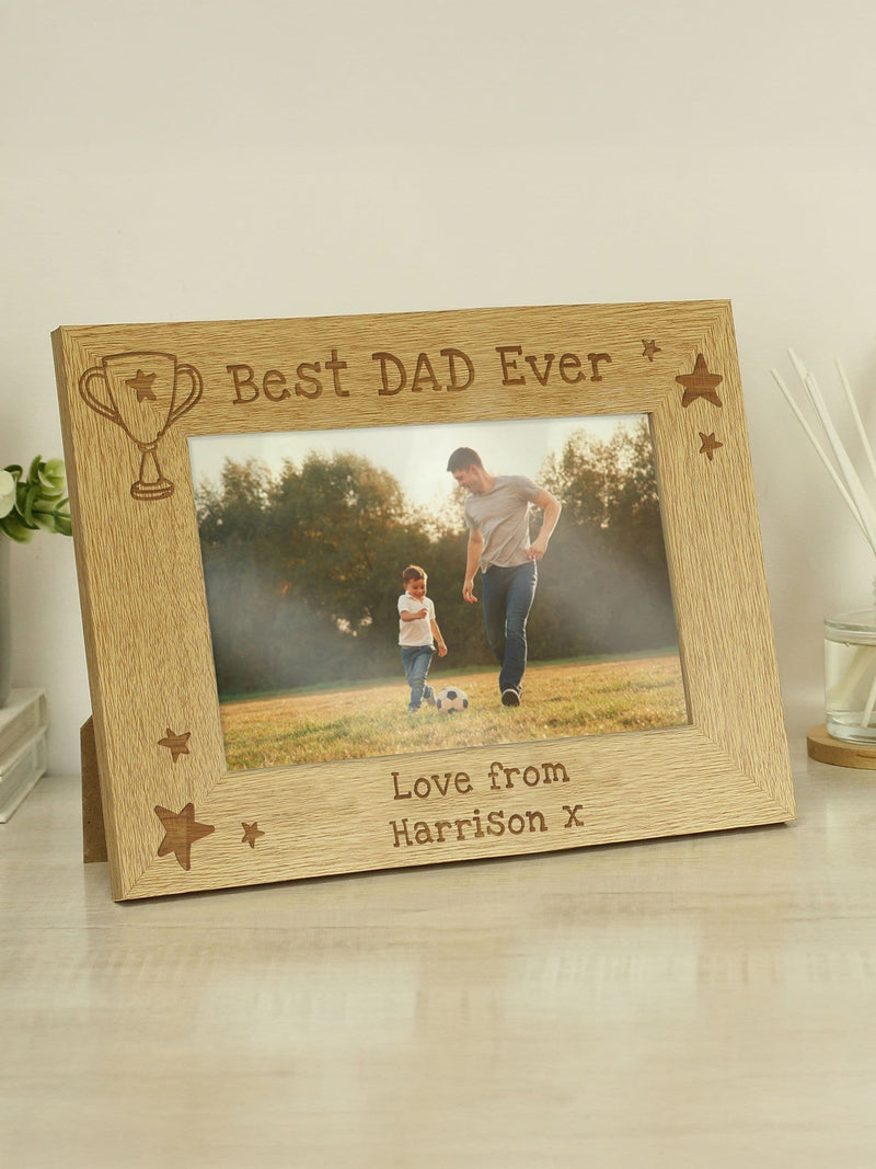 Simply The Best personalised 6x4 photo frame, UK version