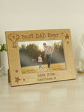 Simply The Best personalised 6x4 photo frame, UK version